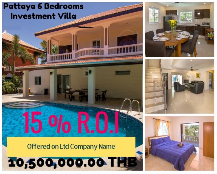 Pattaya 6 Bedrooms Investment Villa